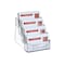 Azar Displays Four-tier Business/Gift Card Holder. Inside Dimension: 3.625"W, PK10 252004 - alternate 3